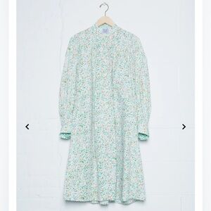 THIERRY COLSON Yseult Dress - Green/Peach size